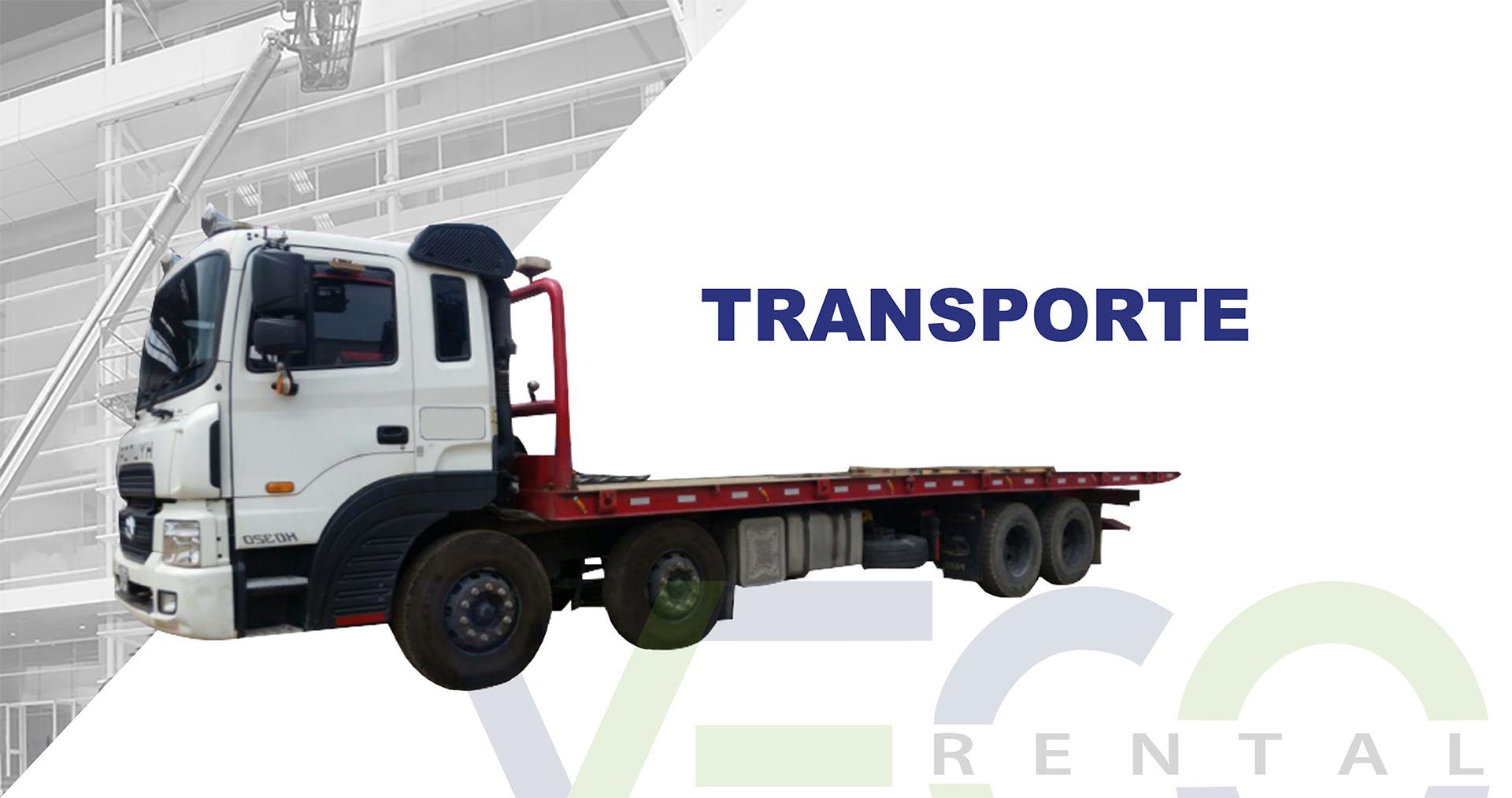 Transporte: camión de carga Veco Rental